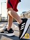ADIDAS Quantex 250 Running Shoes For Men (White , 9) - Image 4