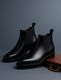aadi Men's Synthetic Leather Lightweight Comfortable Trendy Outdoor Slip On Chelsea Boots For Men (Black , 8) - Image 4