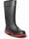Elecant PVC 15-inch Industrial Gumboots, Non-Metallic Toe, Red, Size 8 - Image 2