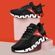 BRUTON Modern Trendy Sneakers for Men (Black, UK 9) - Image 4