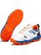 PRO KVH Menâs Cricket Shoes | Boysâ Lightweight Sports Shoes Cricket Shoes For Men (White, Blue , 7) - Image 3