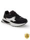 RED TAPE Men's Black Sneakers, Size 6 - Image 3