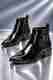 Kraasa Height Increasing Chelsea Boots Men Black 9 - Image 2
