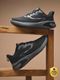 CLD NETFLIX Running Shoes for Men (Black, Orange, Size 6) - Image 3