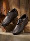 LIBERTY Fortune HOL-125E Formal Shoes With PU Sole | Lightweight & Comfortable Lacing Brogues For Men (Brown , 8) - Image 3