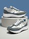 BRUTON Trendy & Stylish Casual Shoes Sneakers For Men (White , 8) - Image 4