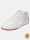 PUMA Court Classic Lux Sneakers, White, Size 11 - Image 3