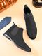 Pocy Shoes Men's Brown Chelsea Boots (Size 8) - Image 3