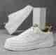 STEPHUB minimalist, white low-top casual sneakers Sneakers For Men (White , 9) - Image 2