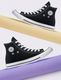 TRENDUTY Casual, Walking, Daily Wear, Lifestyle, Comfortable Insole Sneakers For Men Canvas Shoes For Men (Black , 6.5) - Image 4