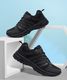 aadi Lightweight Comfort Sneakers for Men (Black, Size 6) - Image 4