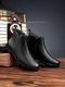 Knoos Chelsea Boots For Mens Boots For Men (Black , 10) - Image 4