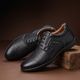 RED TAPE Derby For Men (Black , 6) - Image 4