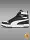 LOUIS STITCH Men's Black and White Sneaker, Casual Lightweight Lace-Up Sneakers, UK-6 Sneakers For Men (Black, White , 6) - Image 2