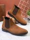 Pocy Shoes Men's Brown Chelsea Boots (Size 8) - Image 4