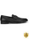 YUVRATO BAXI Men's Black Floral Embossed Mules - Image 4