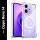 Zobrix Back Cover for OPPO Reno14 5G (Transparent, Magsafe) - Image 2
