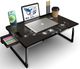 ELV DIRECT Multipurpose Adjustable Height Table with Wheels, Black - Image 3