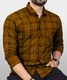 tallwalker Men Regular Fit Checkered Spread Collar Casual Shirt - Image 4