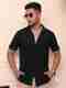 Virastix Men Regular Fit Solid Spread Collar Casual Shirt - Image 2
