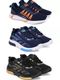 WELDONE Sneakers For Men (Black, Blue , 9) - Image 4
