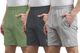 WeReKo Pack of 2 Printed Men's Shorts (Dark Grey, Black) - Image 3