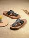 aadi Men Slippers Blue Red Size 10 - Image 3