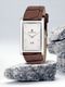 JAINX Executive Rectangular Shape Black Leather Strap Analog Watch - For Men JM7250 - Image 3