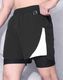 JACKY FITNESS Men's Brown Printed Gym Shorts - Image 3