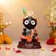 Dhaksh Handicrafts Jagannath Besha Idol Decorative Showpiece - 10 cm, - Image 3