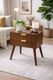 Firebees Wooden Bed Side Table, Brown, DIY - Image 3