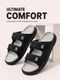 HOTSTYLE Men Slippers (Grey , 8) - Image 3