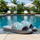 PERY-PAO Men Slides Blue Size 11 - Image 3