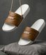 STYLE HEIGHT Men Slides (Tan , 9) - Image 3