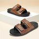 BRUTON Ortho Extra Soft Comfort Toe Acupressure Men Slippers (Black, - Image 3