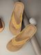 DAKU SHOES Men Flip Flops (White , 8) - Image 3