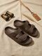 Bata Men Slippers (Brown , 8) - Image 4