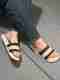 KILLER Men's Casual Slides (Olive, Beige, Size 7) - Image 2