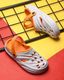 HOTSTYLE Men Slides Grey Black Size 7 - Image 3