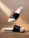 HRX by Hrithik Roshan HRX Men Slides Brown White Size 7 - Image 2