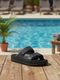 FLITE Men Slides Navy Blue Size 9 - Image 3