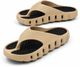 BERSACHE Men Slippers White Size 9 - Image 4