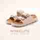WALKAROO Men Flip Flops Brown Size 7 - Image 2