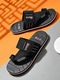 AROTEK Men Flip Flops Grey Size 7 - Image 4