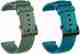 KHR Metal Strap for NoiseFit Twist (Sona Gold, Blue) - Image 2
