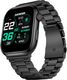 Melbon T500 Metal Bluetooth Calling Smartwatch with SpO2, Black - Image 4