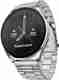 Melbon Round Bluetooth Calling Metal Body,120 Sports Modes, Fitness & Outdoor, Fashion Smartwatch (M Silver Strap, Free Size) - Image 2