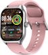 TECHIO H9 PRO MAX Smartwatch Pink Strap - Image 4