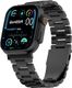 Melbon T500 Metal Bluetooth Calling Smartwatch with SpO2, Black - Image 3