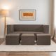 Wakefit Flipper (6.5 Thickness) 3 Seater Double Foam Fold Out Sofa Cum Bed (Finish Color - Warpknit Grey Delivery Condition - Pre-assembled) - Image 4